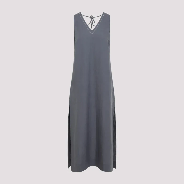 Peserico V-neckline Long Dress