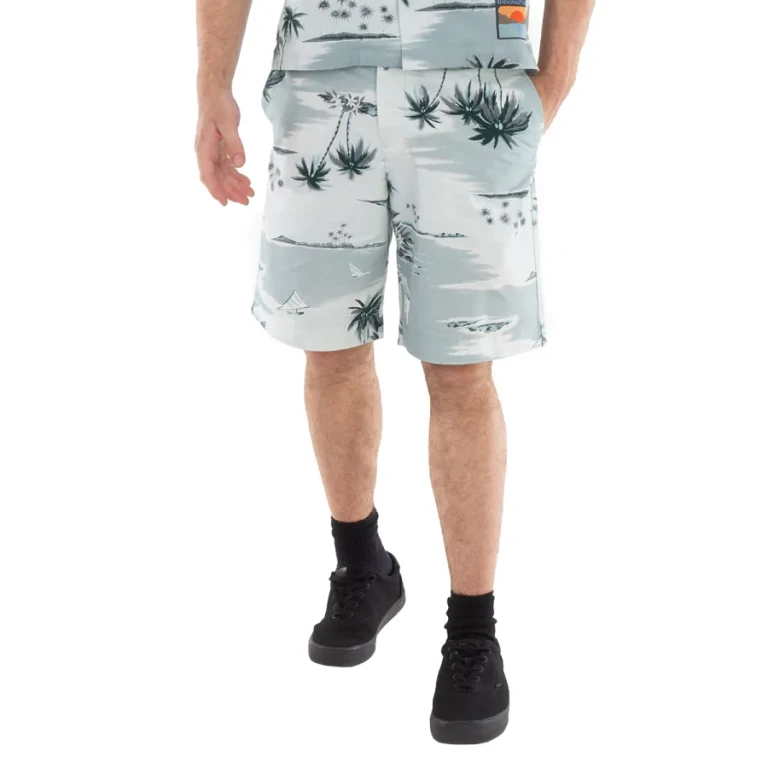 Maison Kitsune Seafoam Graphic Board Shorts