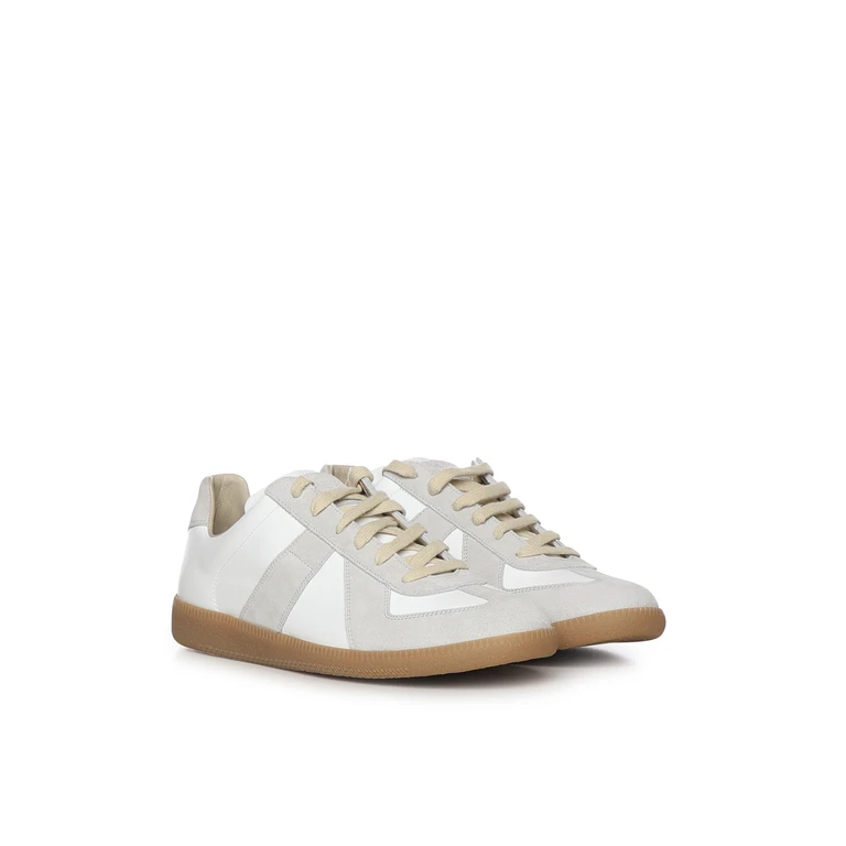 Maison Margiela Sneakers White Calf Leather - Men