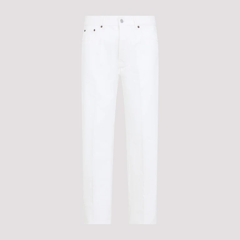 Celine Boyfriend 001 Jeans White Cotton - Men