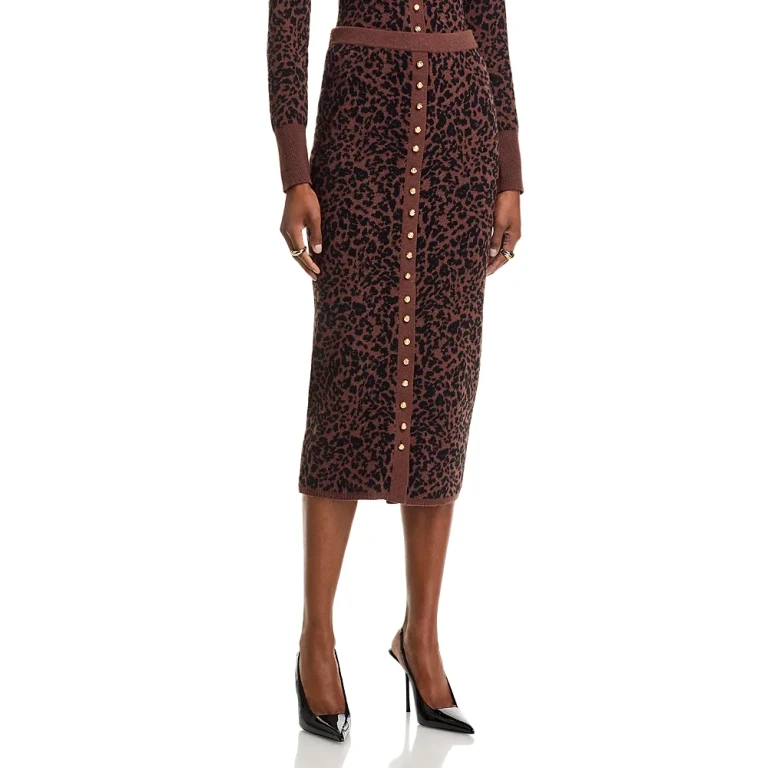 Generation Love Primrose Jacquard Midi Skirt