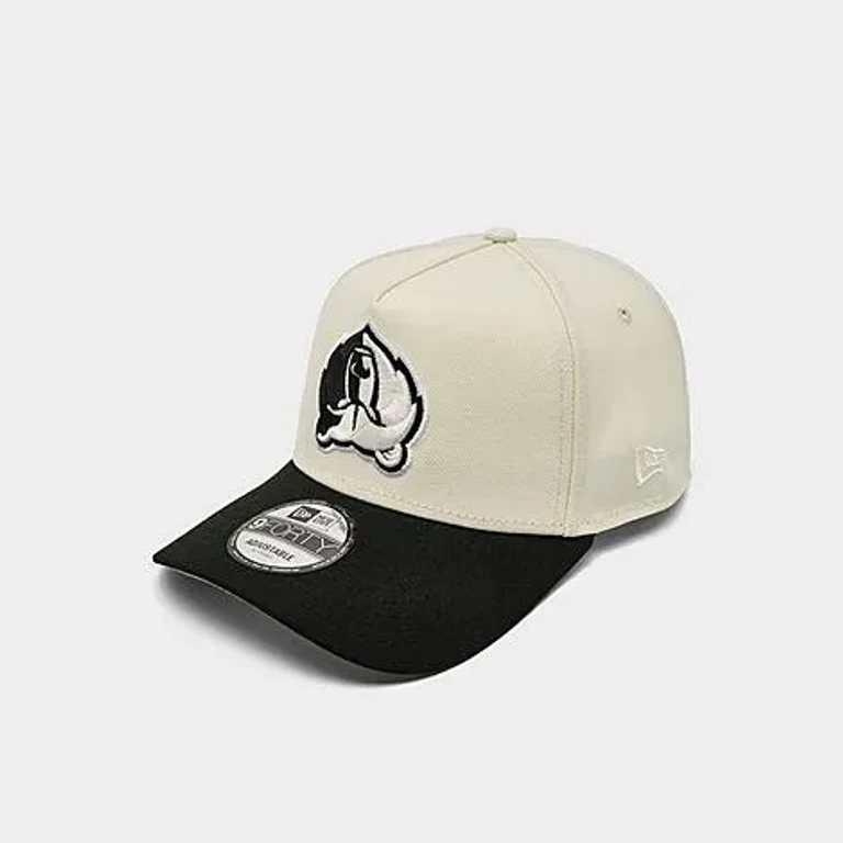 New Era Memphis Grizzlies NBA Upside Down 9FORTY A-Frame Snapback Hat in Chrome/Black