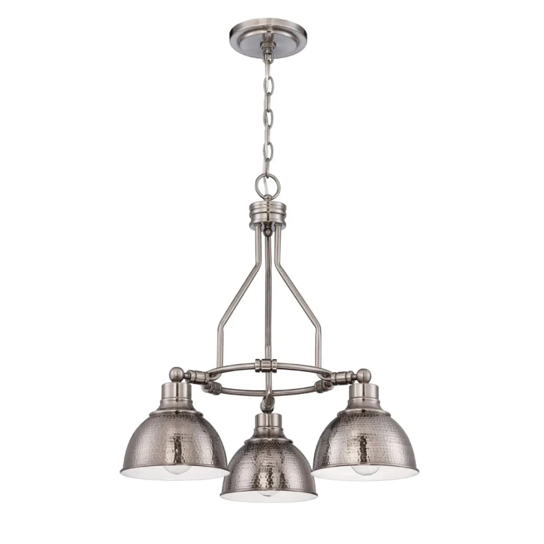 Timarron 3-Light Transitional Chandelier in Antique Nickel