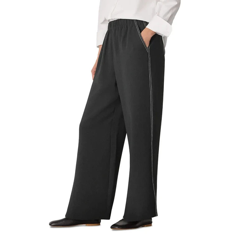 Whistles Crepe Stitch Detail Trousers