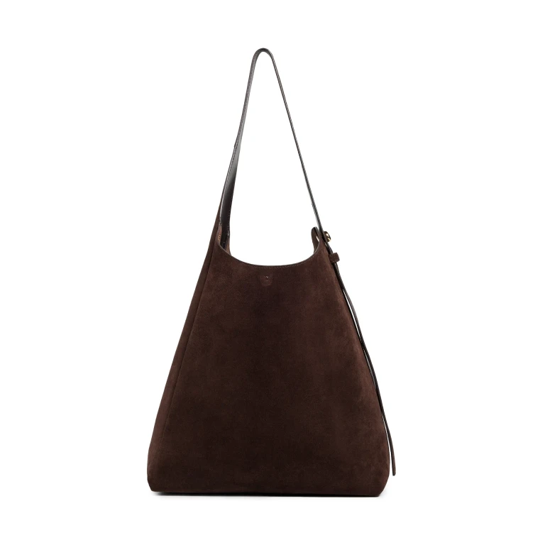 Tory Burch Suede Hobo Bag Dark Cocoa One Size