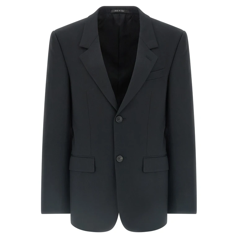 Black Wool Blazer Clothing - Men