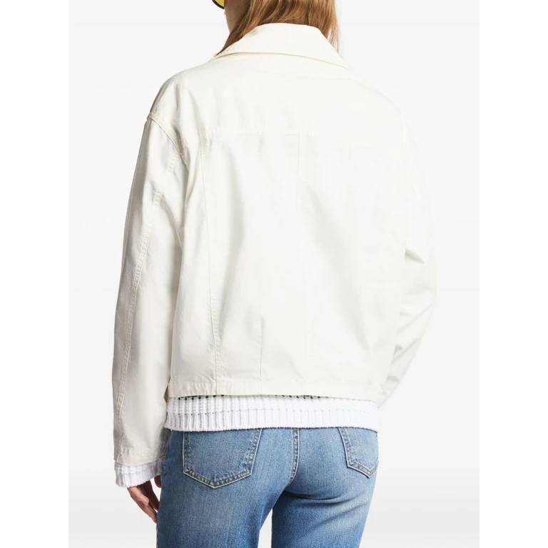 Fay Coats White Polyamide Cotton - Women