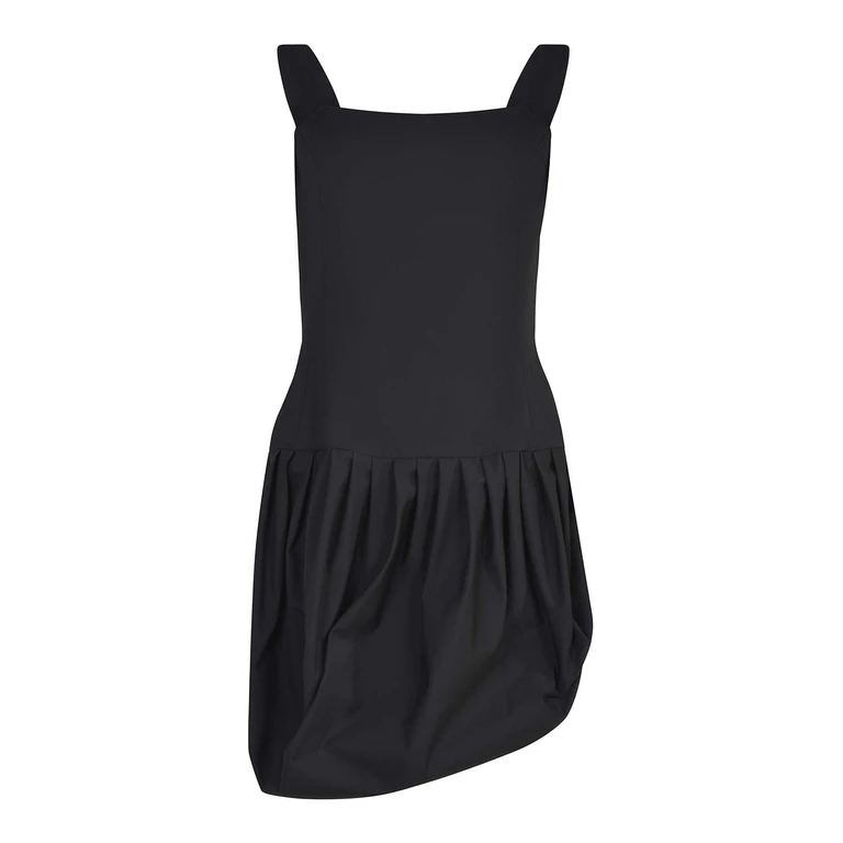 Magda Butrym Off-shoulder Black Mini Dress