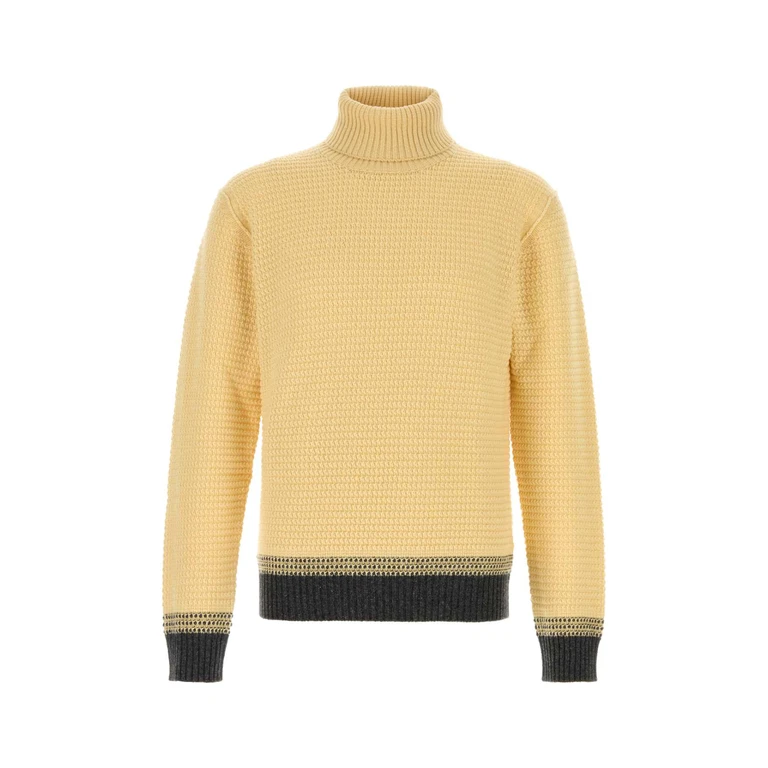 Zegna Yellow Cashmere Sweater 801 Exterior: Maglieria - Men