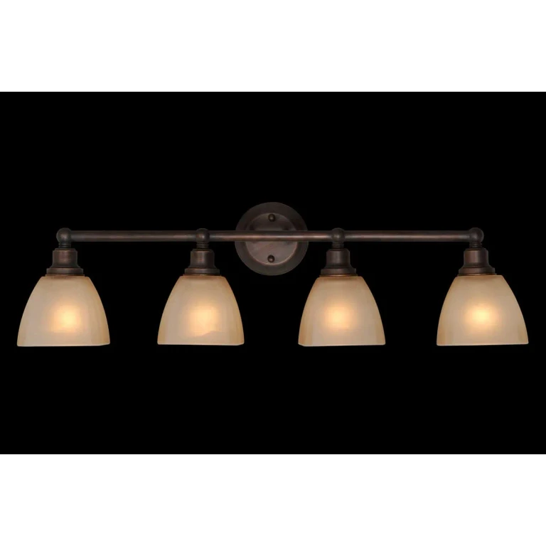 Bradley 4-Light 33" Bathroom Vanity Light in Bronze