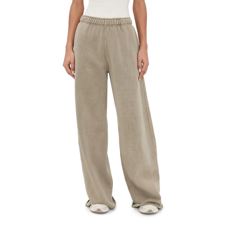 SLVRLAKE Wide Leg Pants Driftwood L