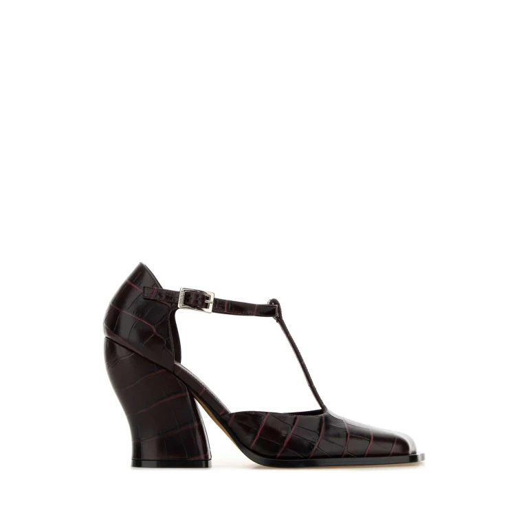 Londs01x07 Burgundy Scarpe Con Tacco