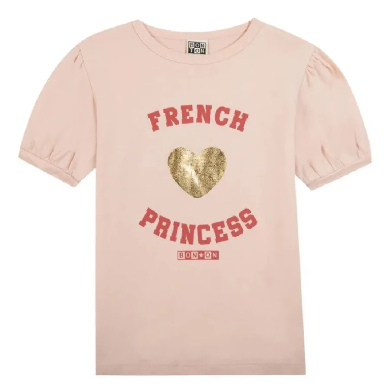 Bonton Kids Cotton Tapas French Princess T-Shirt