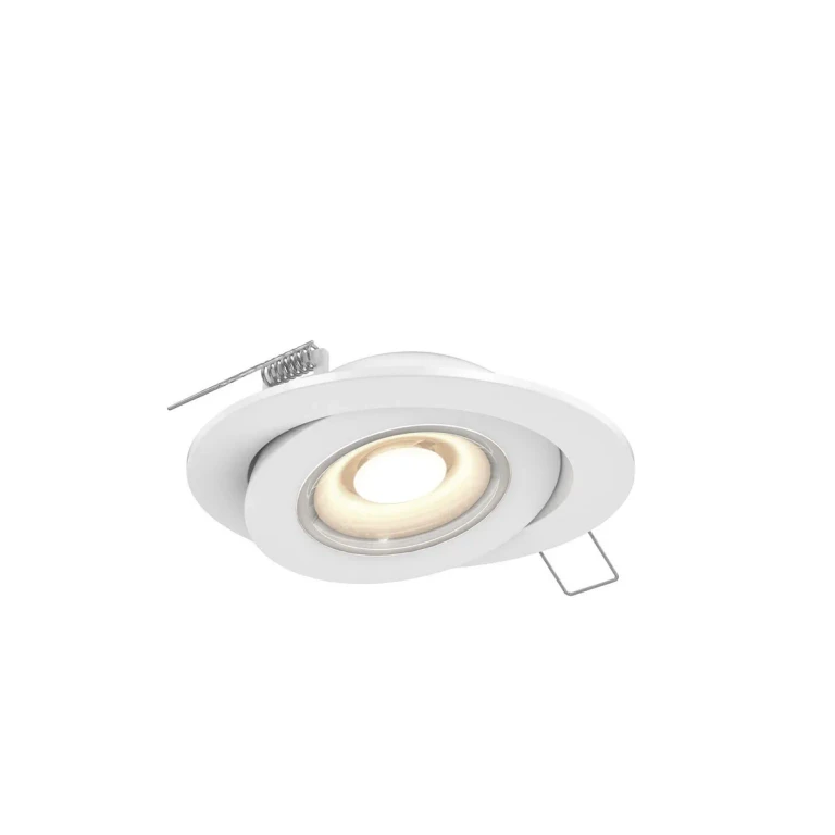 White Recessed LED Gimbal Light