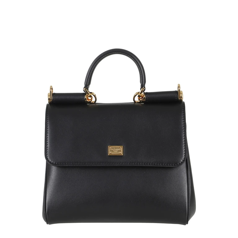 Dolce & Gabbana Vit Plonge Lux Black Pelle Di Vitello Borsa - Women