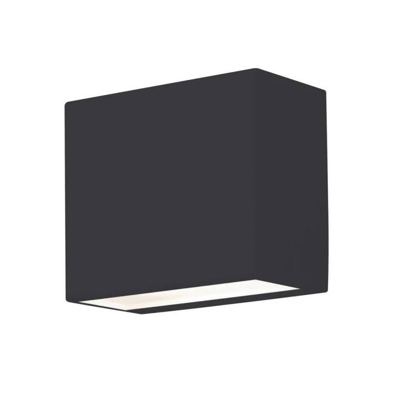Black LED Outdoor Wall Sconce from the Dakota Collection