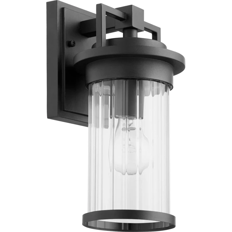 Quorum Dimas 12" Outdoor Wall Light in Noir