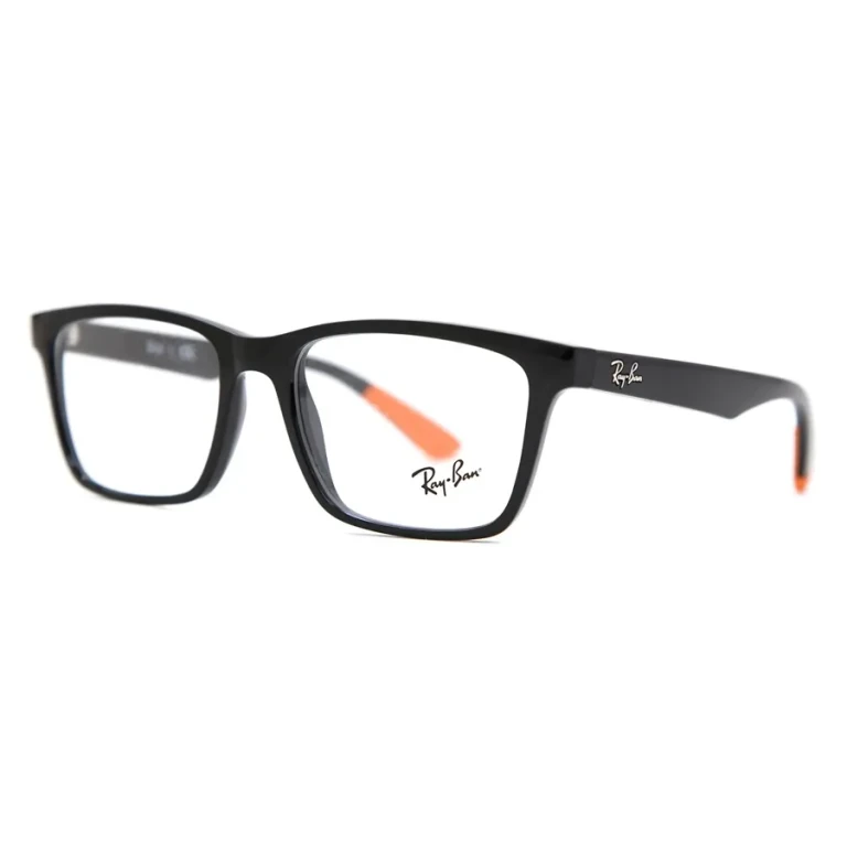Ray Ban Demo Rectangular Unisex Eyeglasses RX7025 5417 53