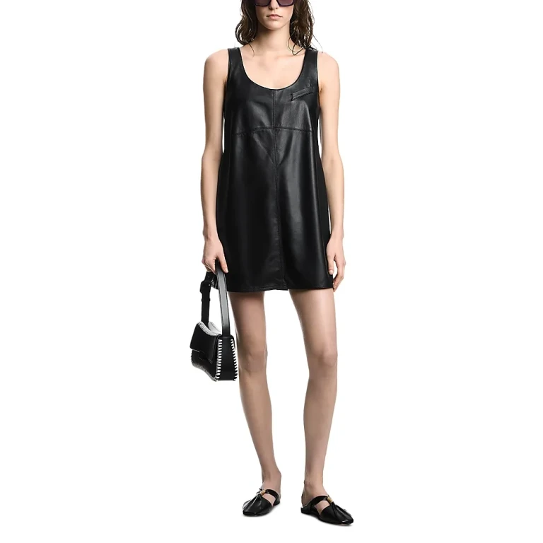 Emporio Armani Leren Jurk