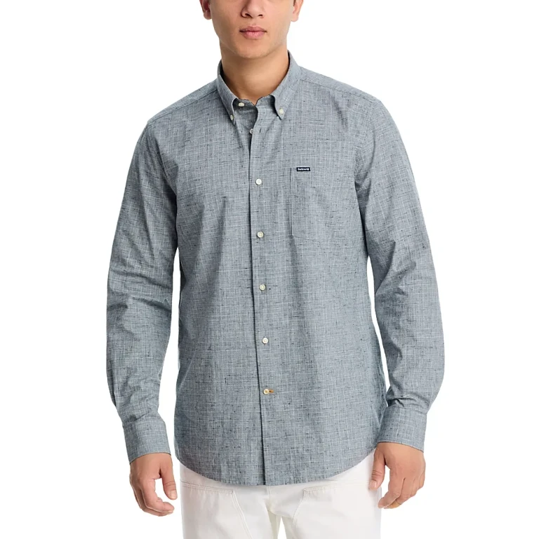 Barbour Men's Wester Slub Tailored Shirt