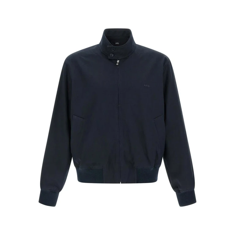 A. P.C. Pull Col Roulé - Bleu