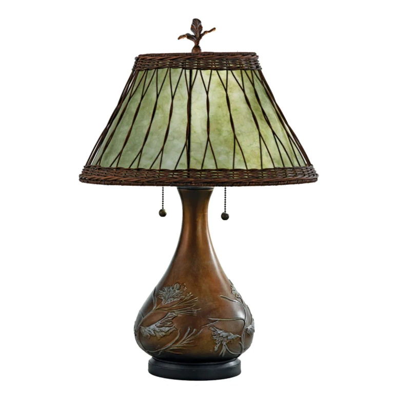 Highland 2-Light Table Lamp in Brzd Bse