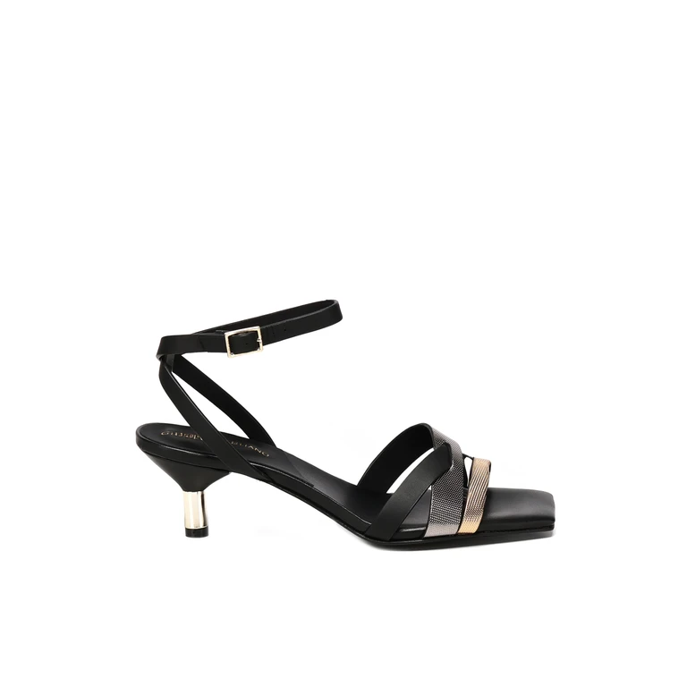 Giuliano Galiano Sandals Black Leather - Women