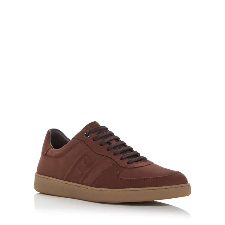 Ferragamo Men's Adam Bianco Sneakers