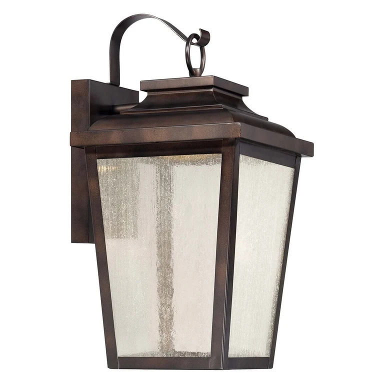 Irvington Manor Led 17" Outdoor Wall Light in Chelesa Bronze