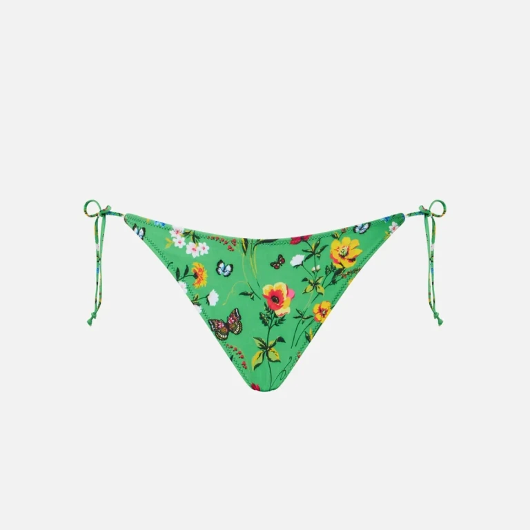 MC2 Saint Barth Virgo Green Floral Classic Swim Briefs