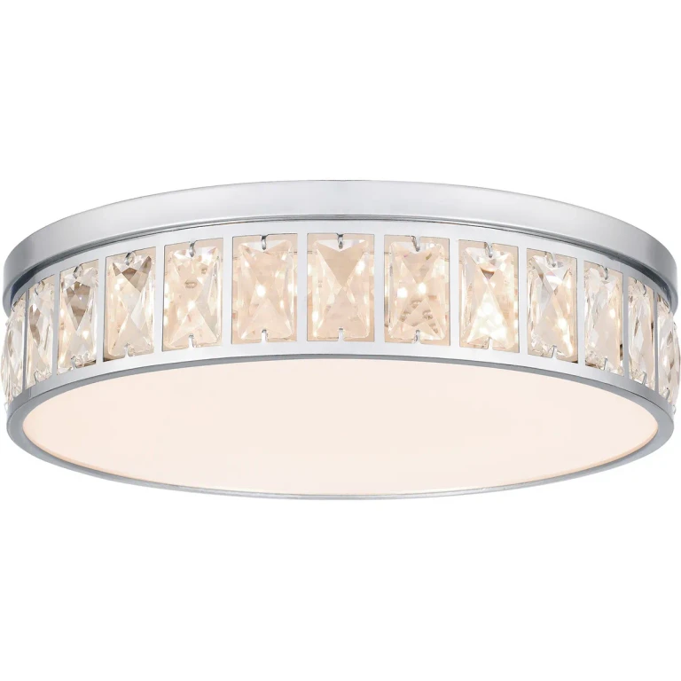 Polished Chrome LED Flush Mount from the Gibson Collection