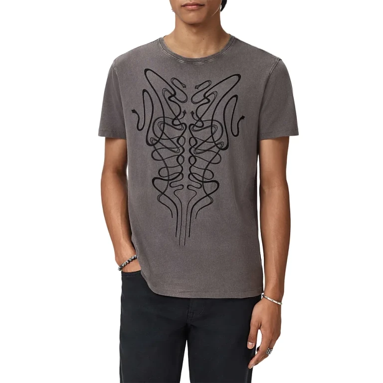 John Varvatos Ornate Short Sleeve Crewneck Tee