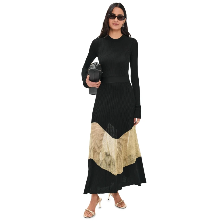 Ulla Johnson Roanne Dress Gold Noir XL