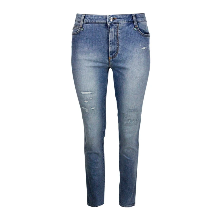 Jean droit délavé Ermanno Scervino