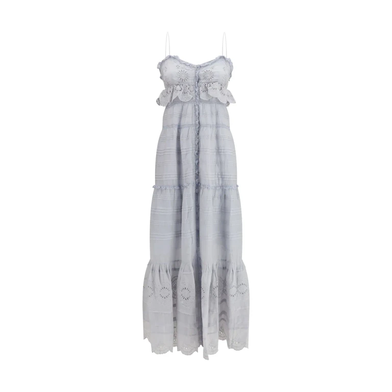 Marant Étoile Paule Long Ruffled Dress