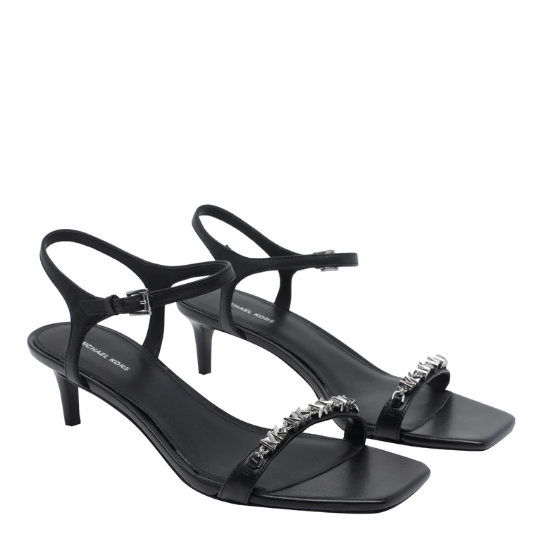 Michael Michael Kors Michael Kors Sandals Black Calf Leather/rubber Sole - Women