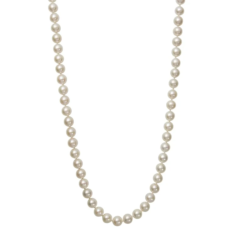 Bloomingdale's Fine Collection Cultured Freshwater Pearl Necklace in 14K Yellow Gold, 18