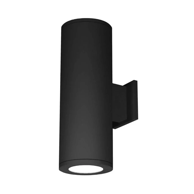 WAC Lighting Tube 8" LED Double Sided Wall Light Up & Down Beam 3500K in Black - DS-WD08-F35S-BK