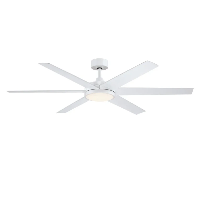 Matte White 64"Ceiling Fan from the Brawn Collection