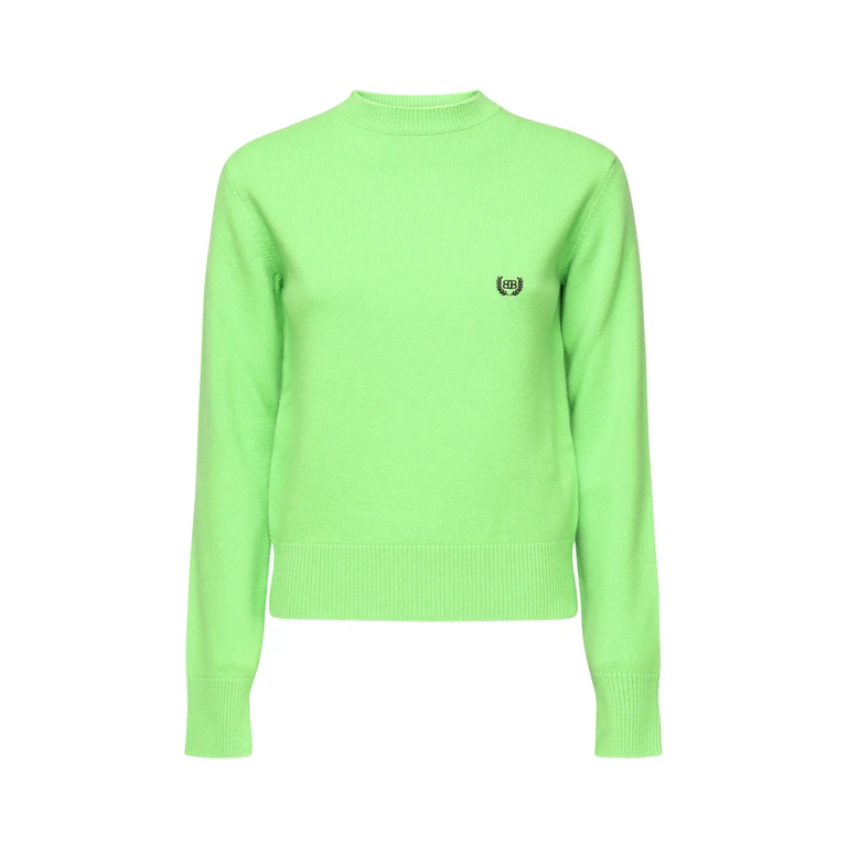 Balenciaga Sweaters Lime Wool - Women