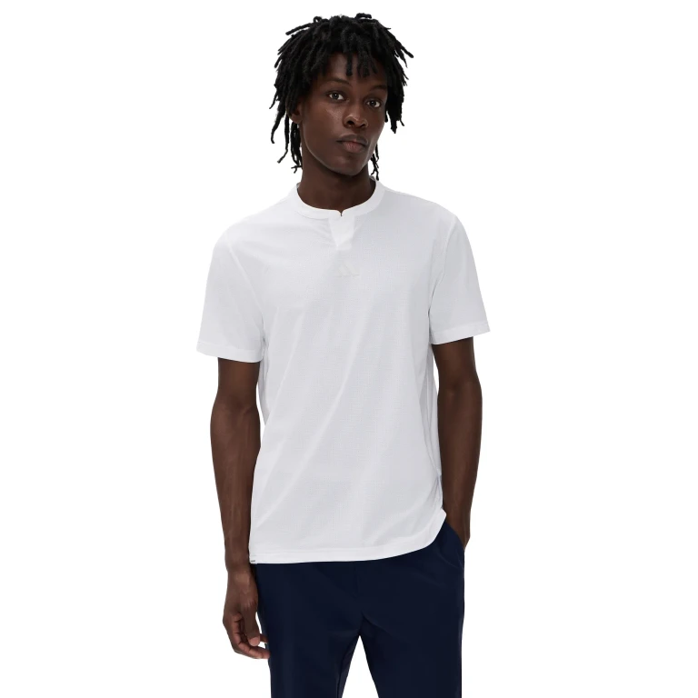 Adidas Golf Beyond Golf Club Twistknit Range Shirt White L