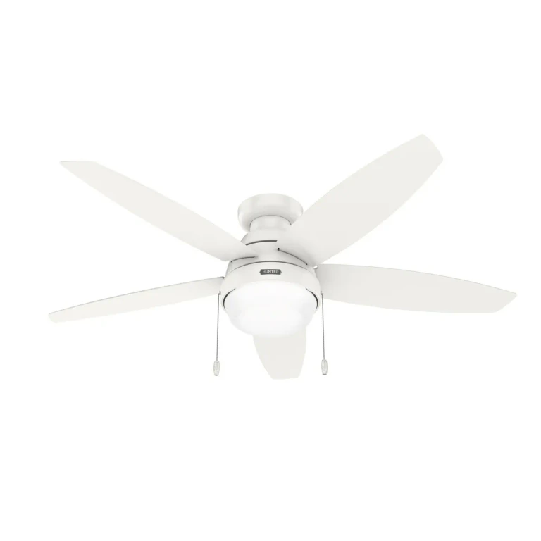 Fresh White 44"Ceiling Fan from the Lilliana Collection