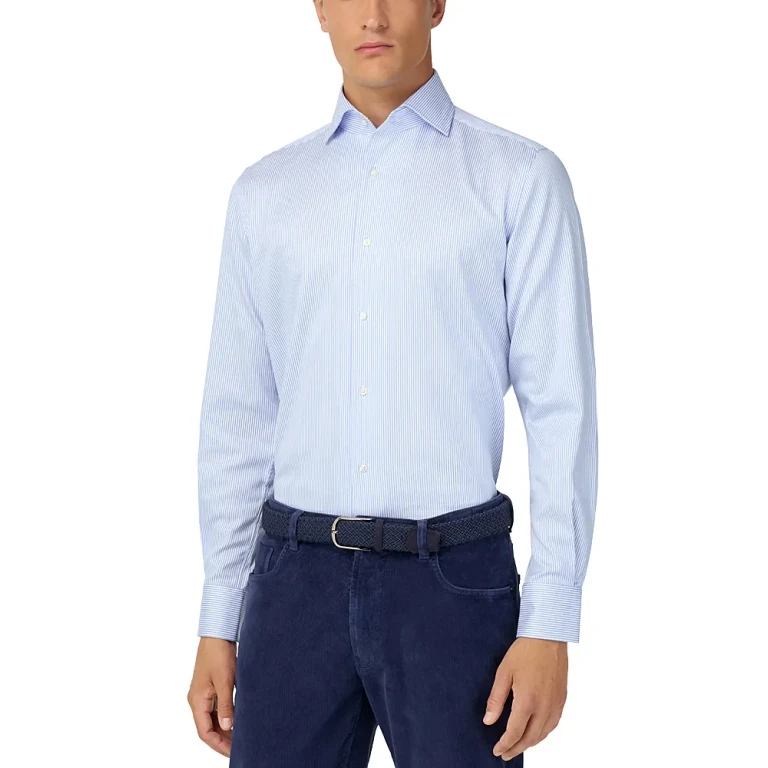 Boggi Milano Capri Collar Cotton Dress Shirt