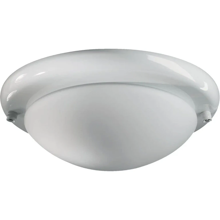 Quorum 10" Ceiling Fan Light Kit in White