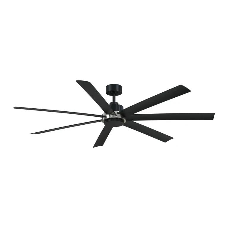 Black 72"Ceiling Fan from the Pendry 72 Collection