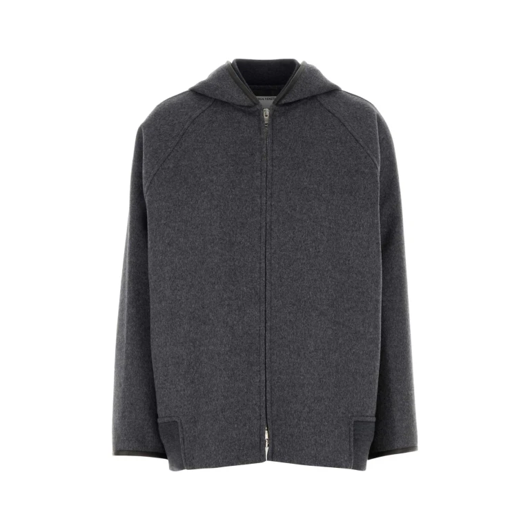 Bottega Veneta Dark Grey Wool Jacket