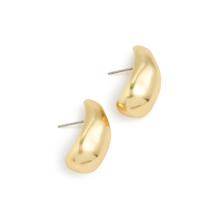Madewell Droplet Stud Statement Earrings Vintage Gold One Size