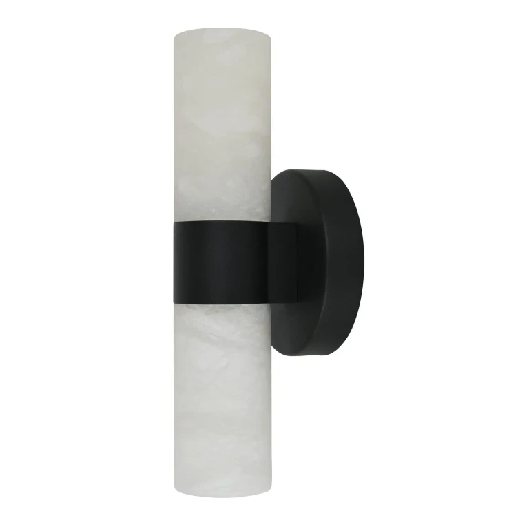 Black Two Light Wall Bracket from the Luella Collection
