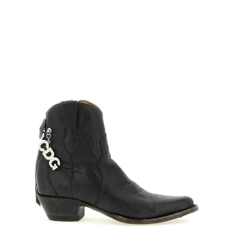 Comme des Garçons Black Cowhide Chelsea Boots - Women