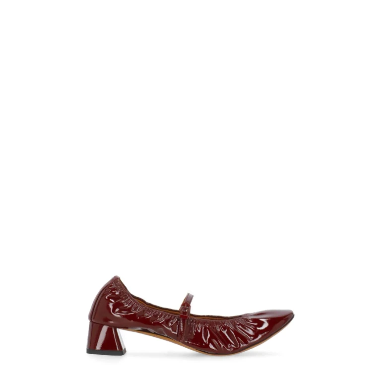 Lanvin Black Calf Leather Ballerinas